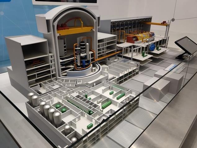 大亚湾核电站模型
